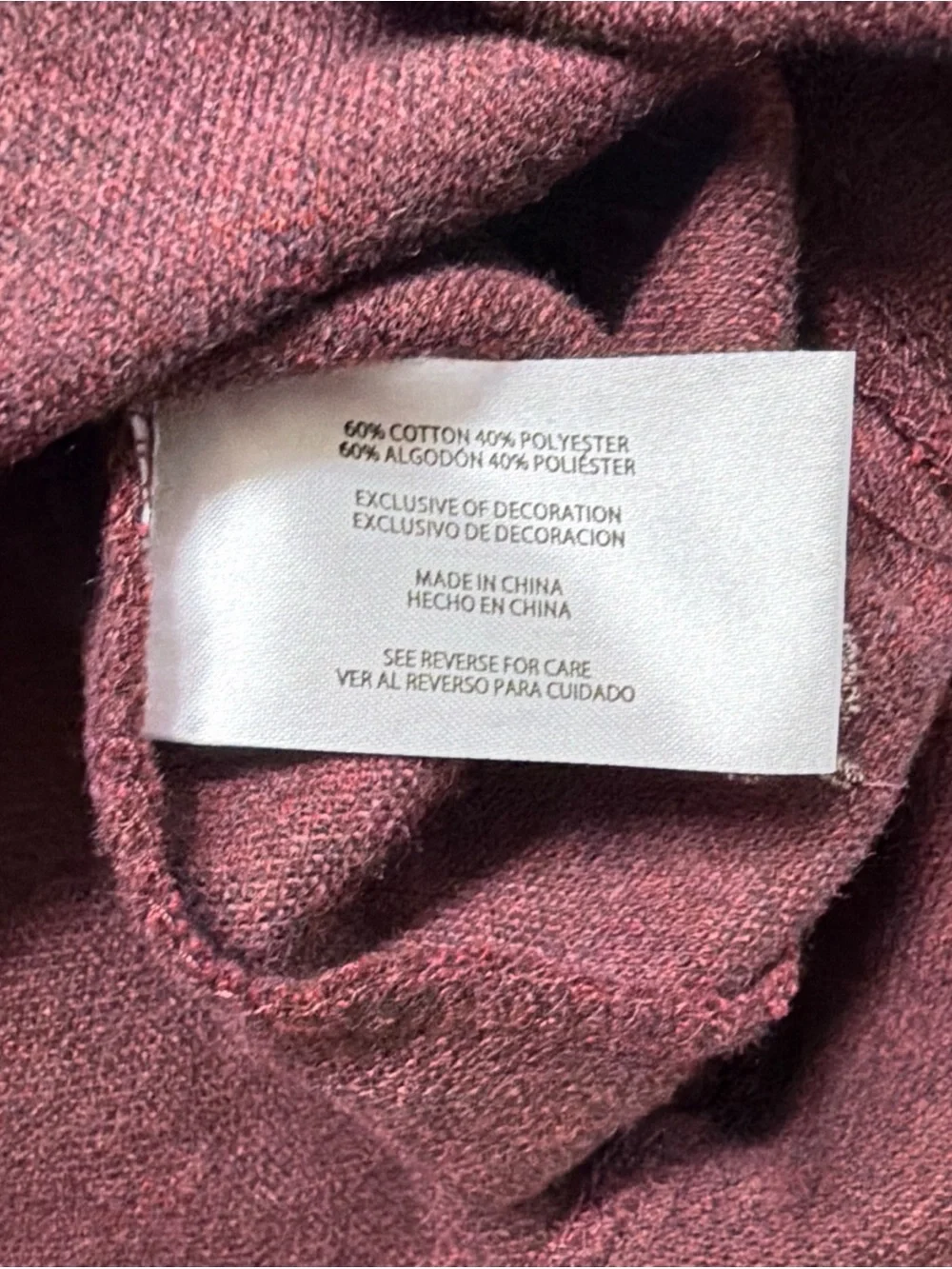 Banana Republic Men's Large Crewneck Sweater Red Burgundy
